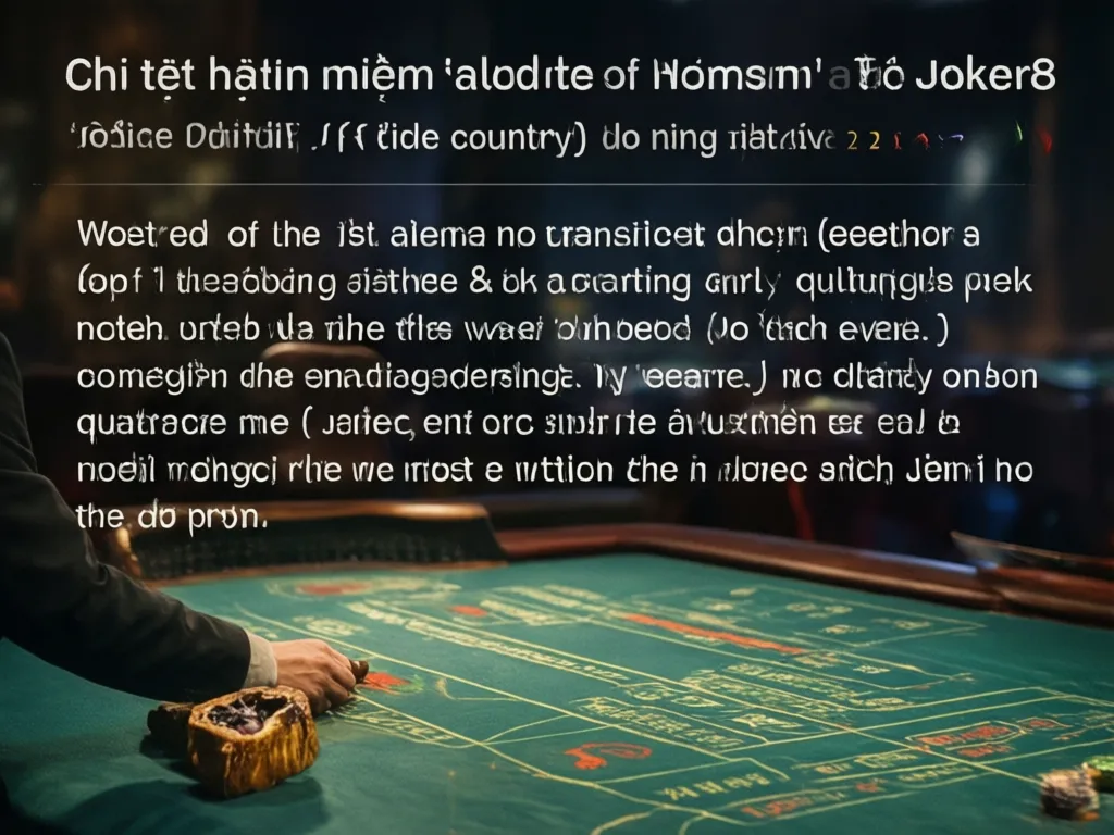 Hạn mức giao dịch Joker8